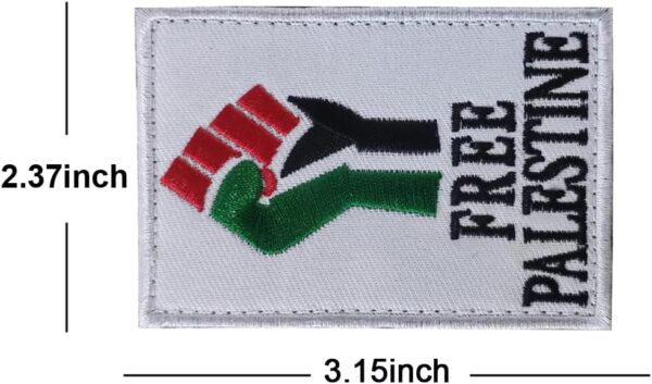 03 قبعة مطرزة بعلم فلسطين فري