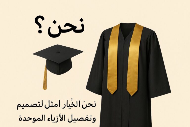 طقم رداء وقبعة تخرج غير لامعة مع شال تخرج وشريط تكريم